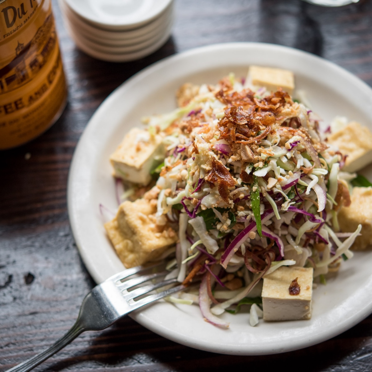 Seaweed, Tofu & Cabbage Salad